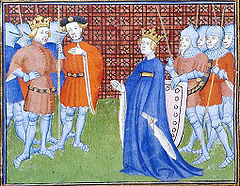 Hendrik I van Frankrijk en zijn moeder, Constance van Arles