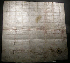 Charter van Lodewijk de Vrome en Lotharius I (825)