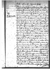 Notariële akte Tilburg d.d. 6 april 1849