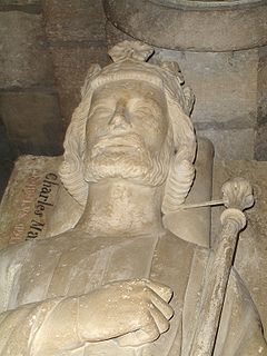 Graf van Karel Martel in de Saint Denis Kerk te Parijs (Detail)