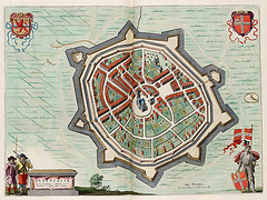 Oldenzaal in 1626, uit Toonneel der Steden van Blaeu 