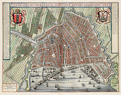 Amsterdam, uit Toonneel der Steden van Willem en Joan Blaeu, 1649