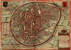 Brussel in Civitates Orbis Terrarum, 1572