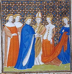 Huwelijk van Filips I van Frankrijk met Bertha van Holland