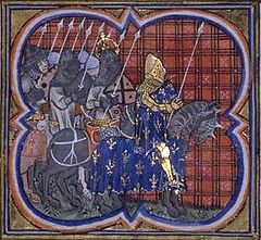Lodewijk VII van Frankrijk en Koenraad III van Hohenstaufen vertrekken op kruistocht