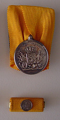 Zilveren medaille voor trouwe dienst van Johannes Marijnissen