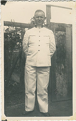 Johannes Trouw in zijn KNIL-uniform